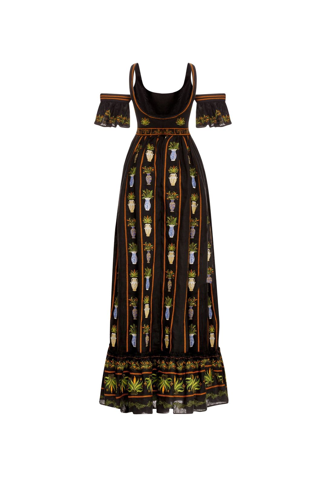 Sueno Anfora Linen Maxi Dress #4