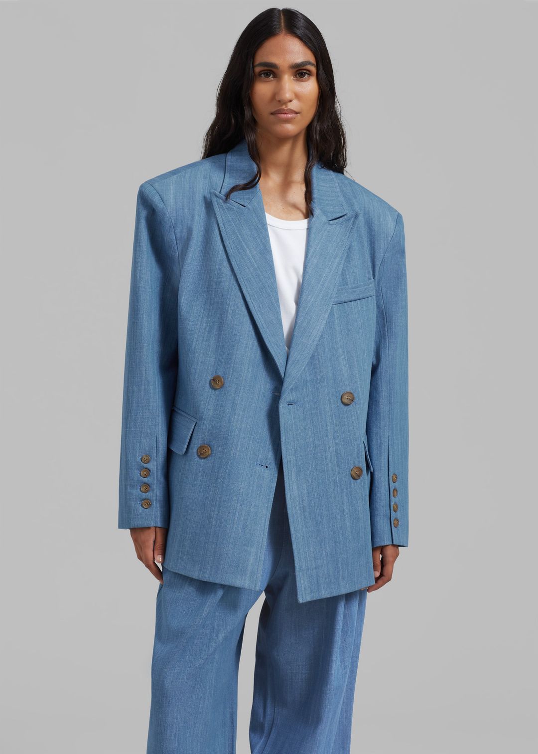 Jan Denim Blazer - Blue #6