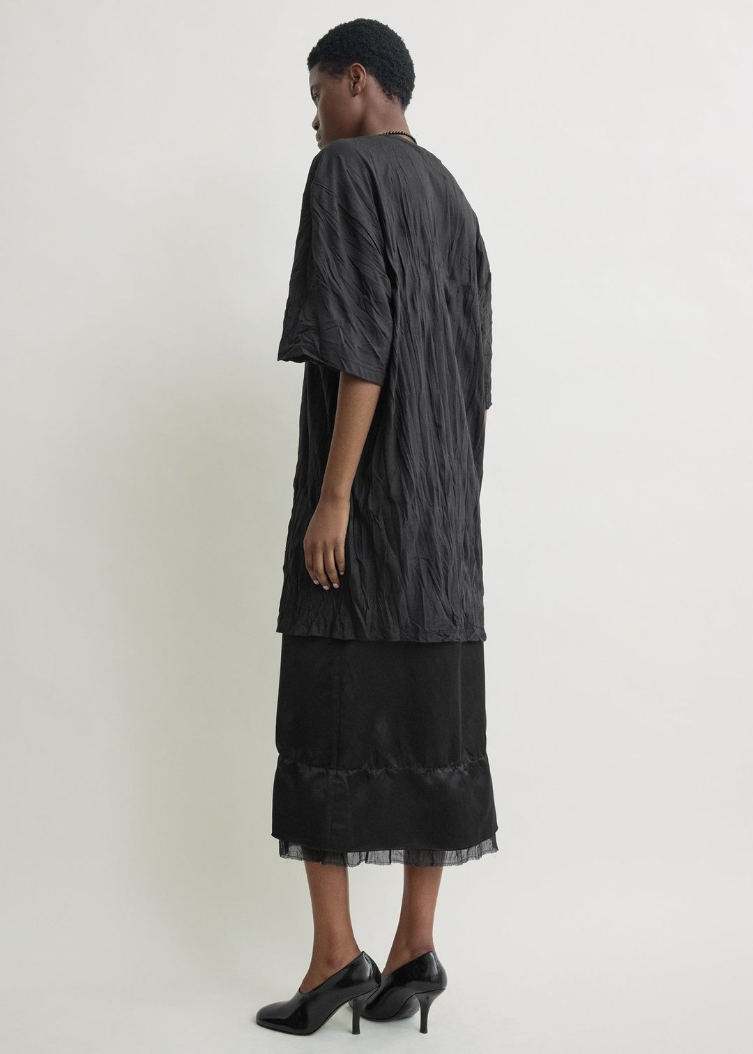 Relaxed tee dress black #3