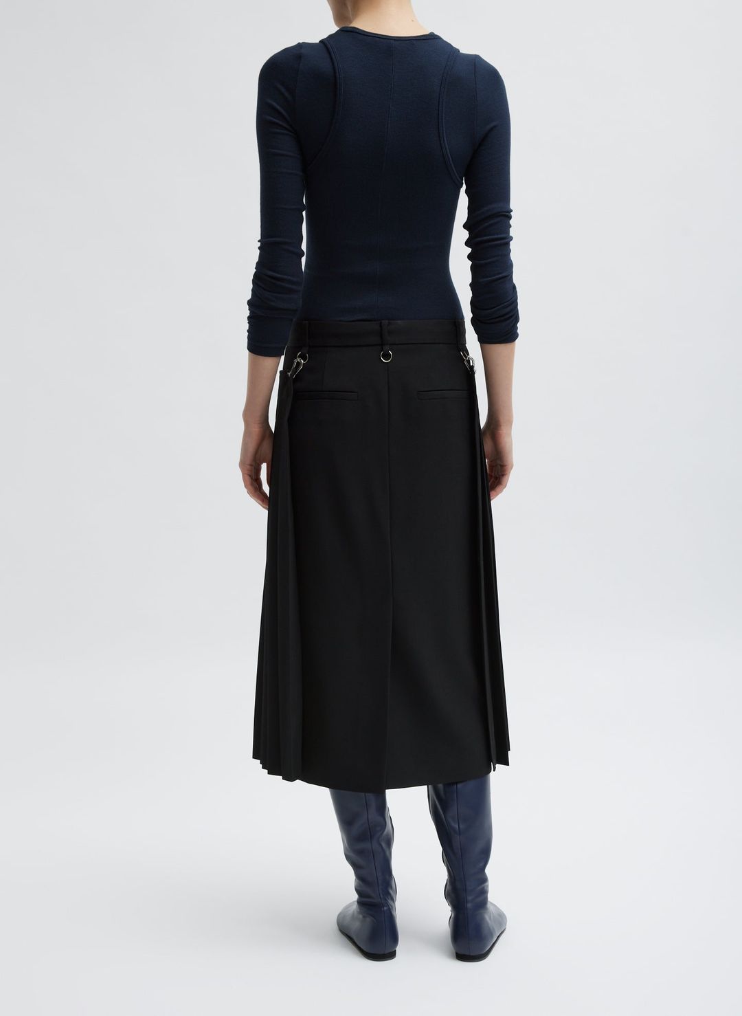 Circular Fine Rib T-Shirt Tank #5