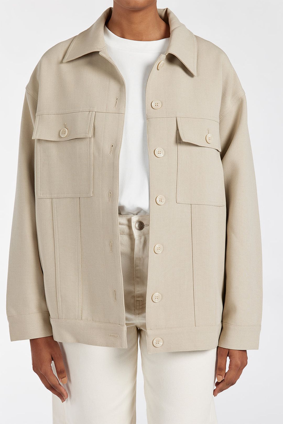 JIL PEBBLE TAILORED TRUCKER JACKET #5