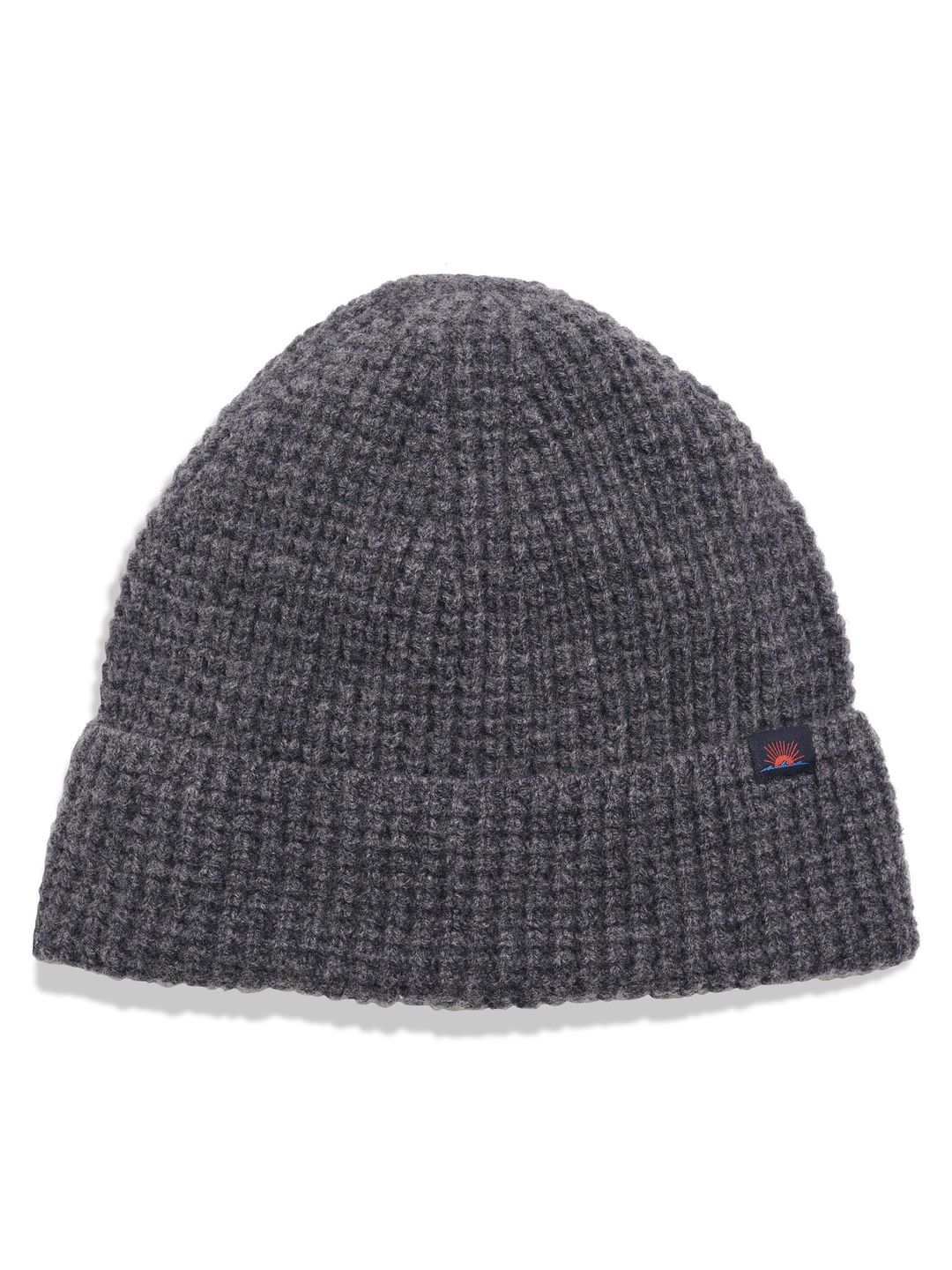 Waffle Beanie - Charcoal Heather #3