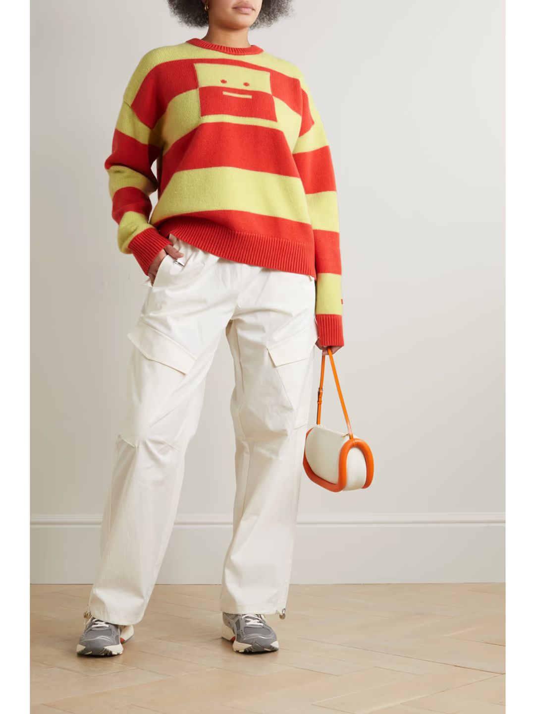 Intarsia wool sweater