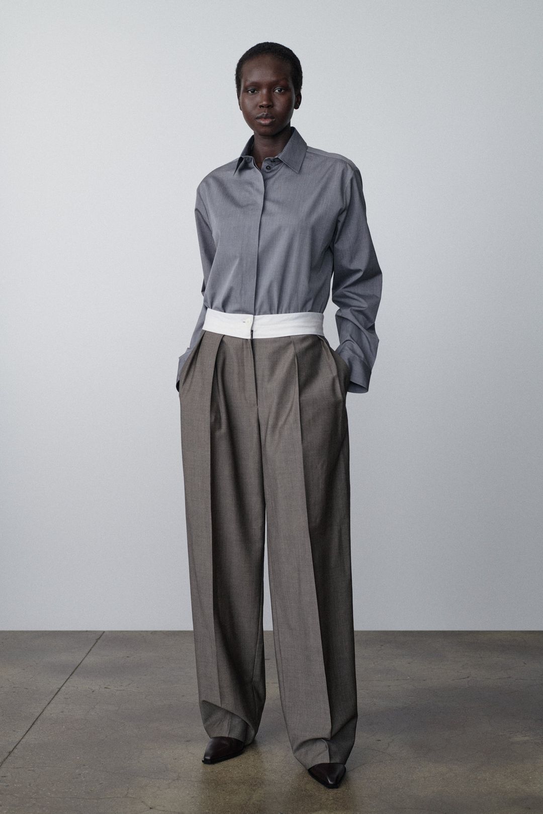 Milla Pant in Virgin Wool and Mohair #3