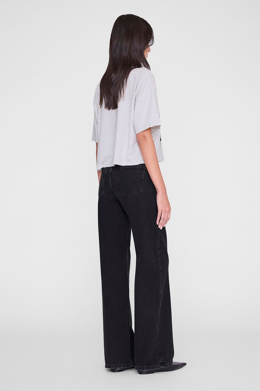 Johnny Cropped Tee - Grey Melange #3