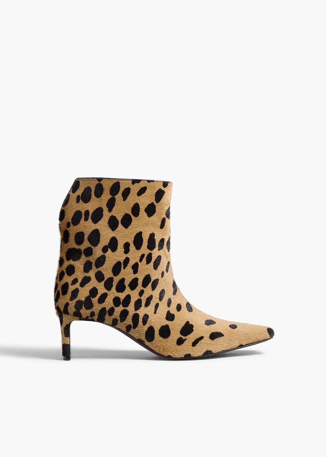 Ona Ankle Boot in Hyena Print Haircalf