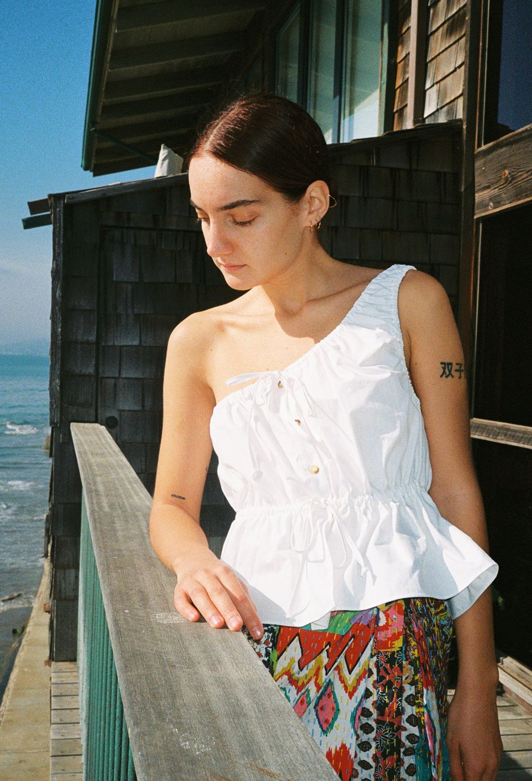 Fia Top White Cotton