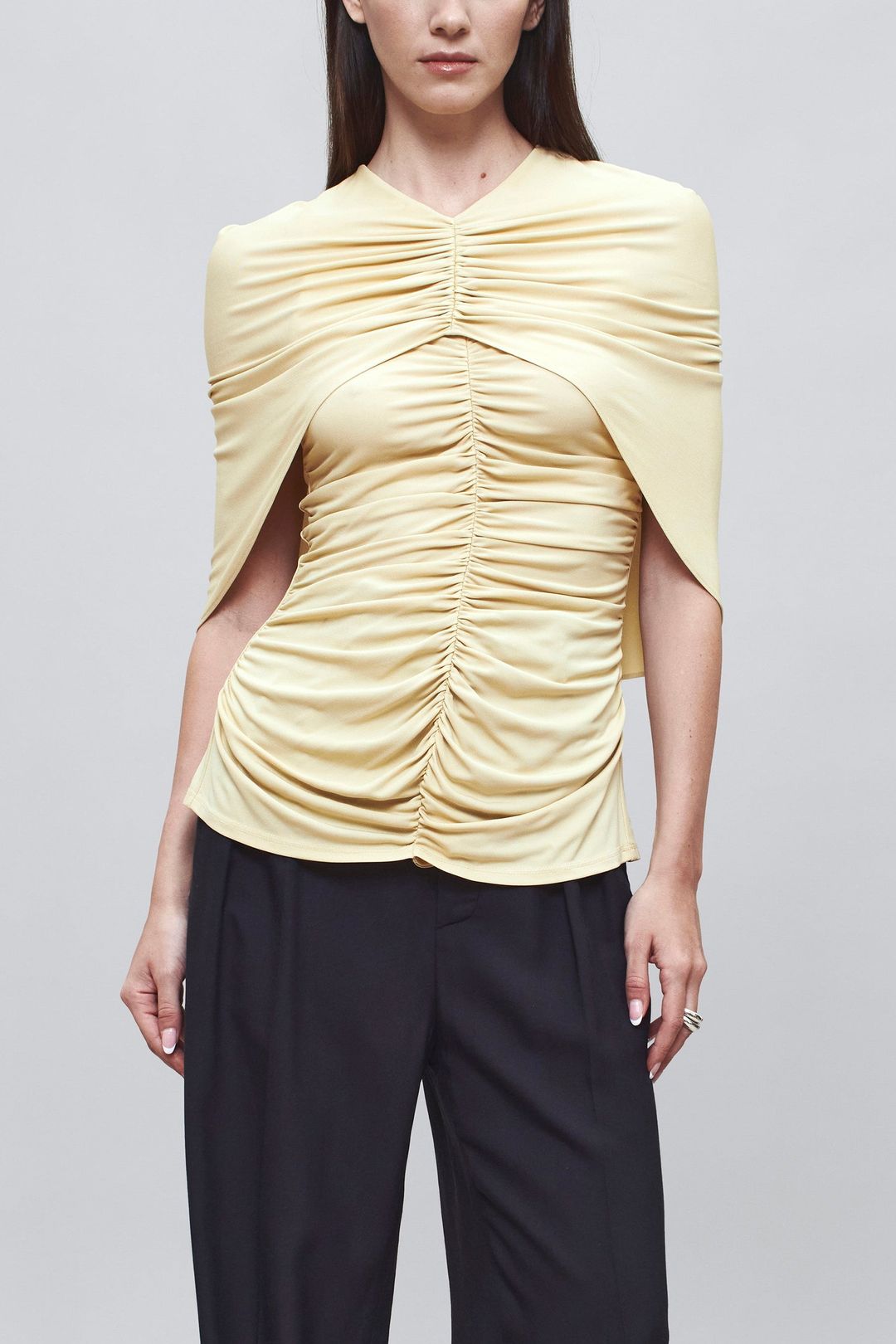 Emme Cape Top in Matte Jersey