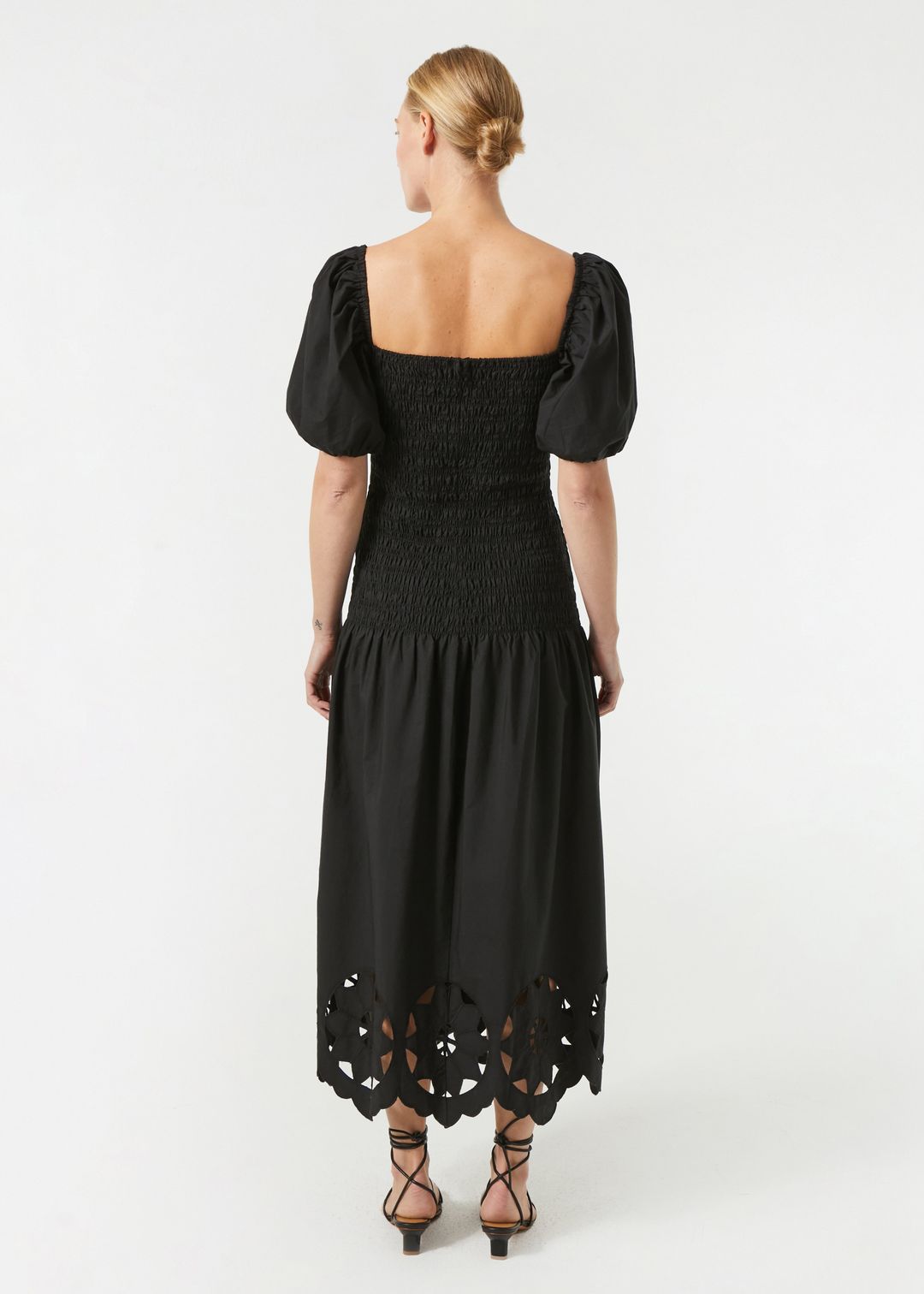 Viviana Dress | Black Eyelet #4