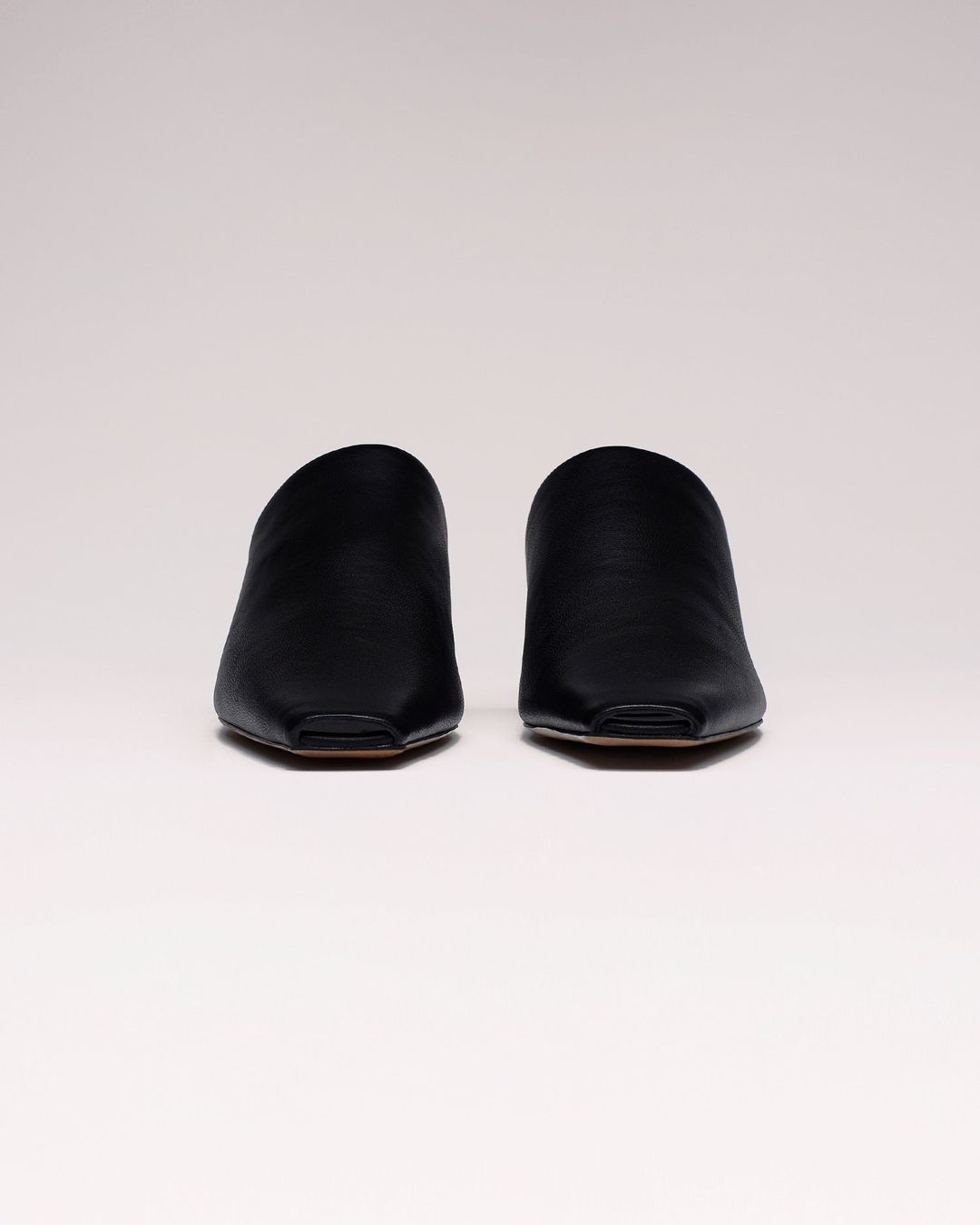 Vilma - Sale Leather Mules - Black #4