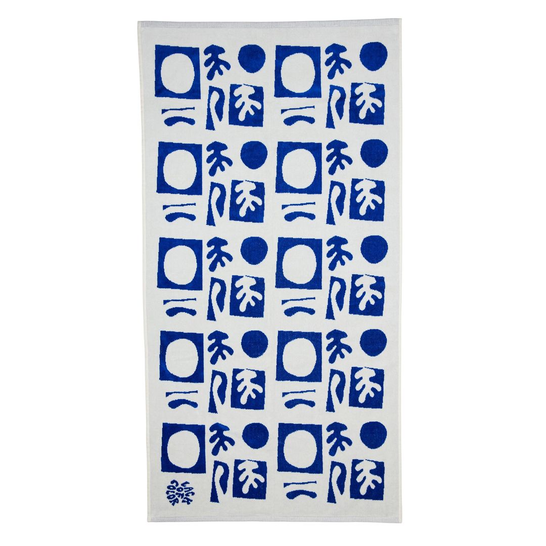 Formes Beach Towel - Blue