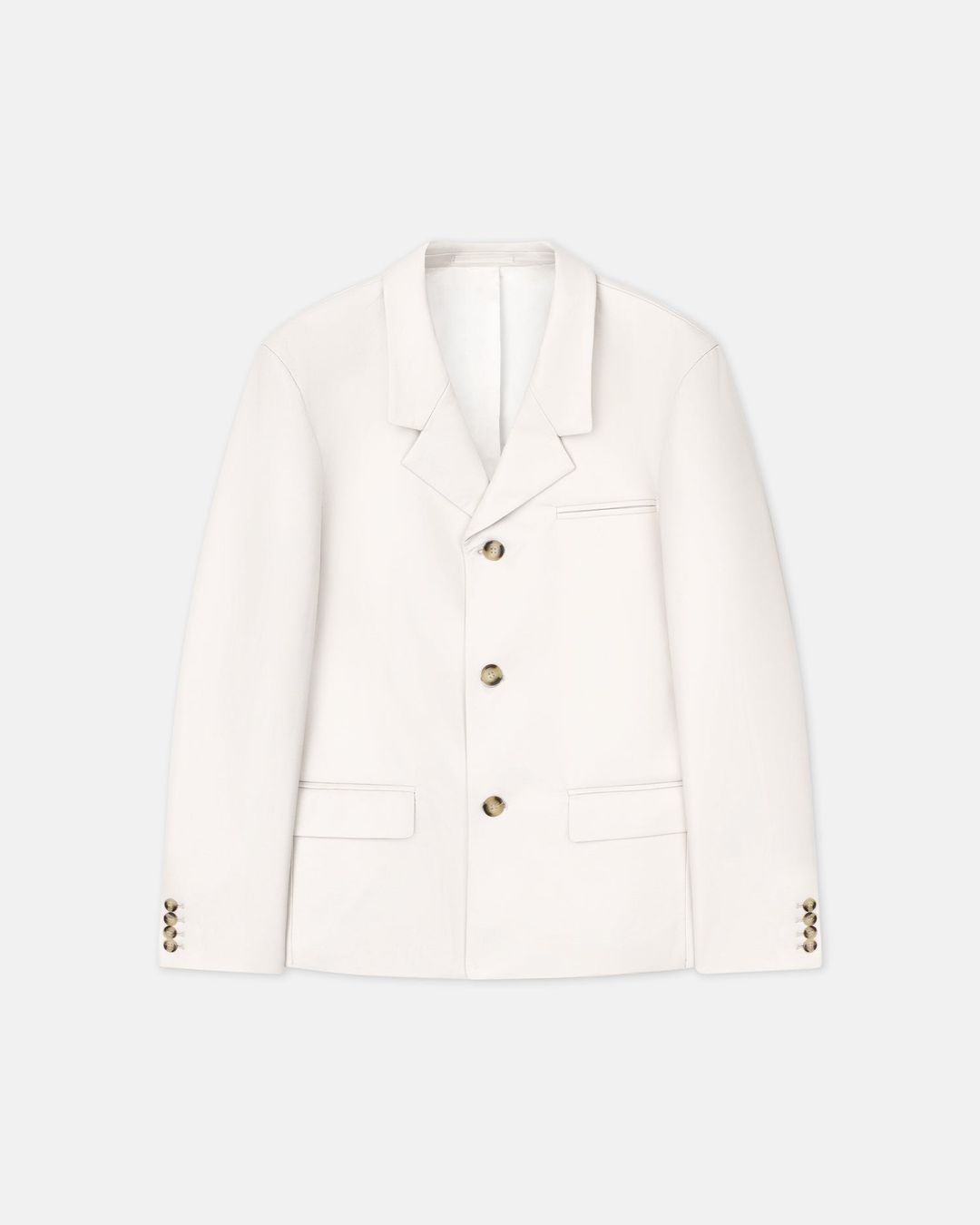 Rox - Regenerated Leather Blazer - Crayon