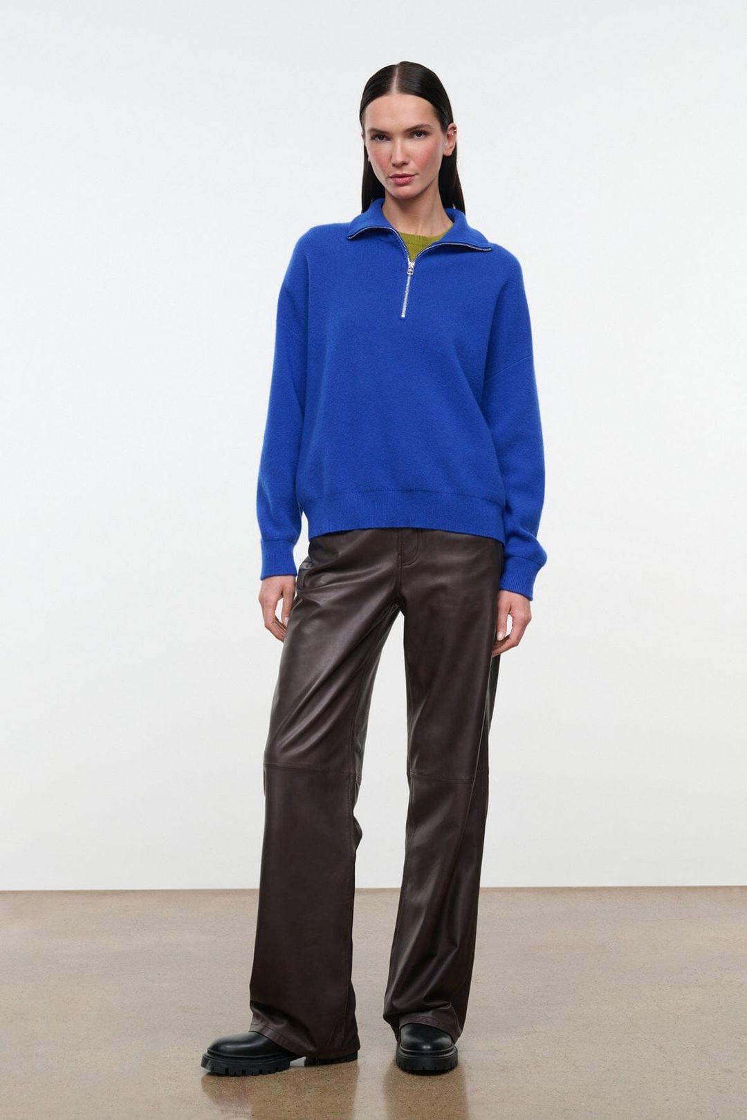 HUDSON CASHMERE SWEATER | COBALT #4