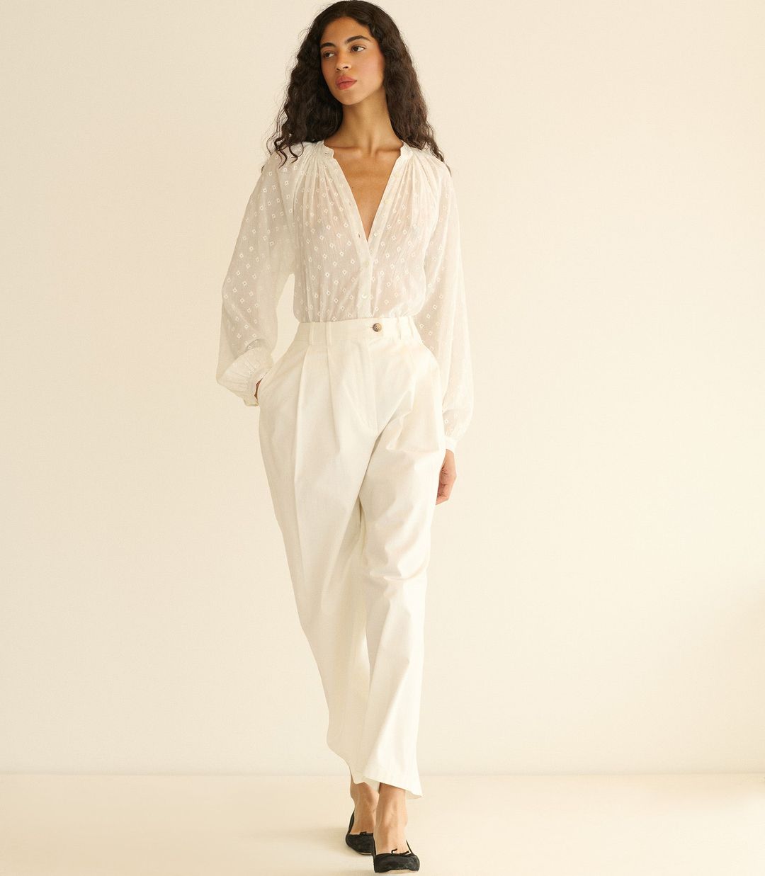 HMD -- JULIENNE TOP -- SALT MARSEILLE EMBROIDERY #3