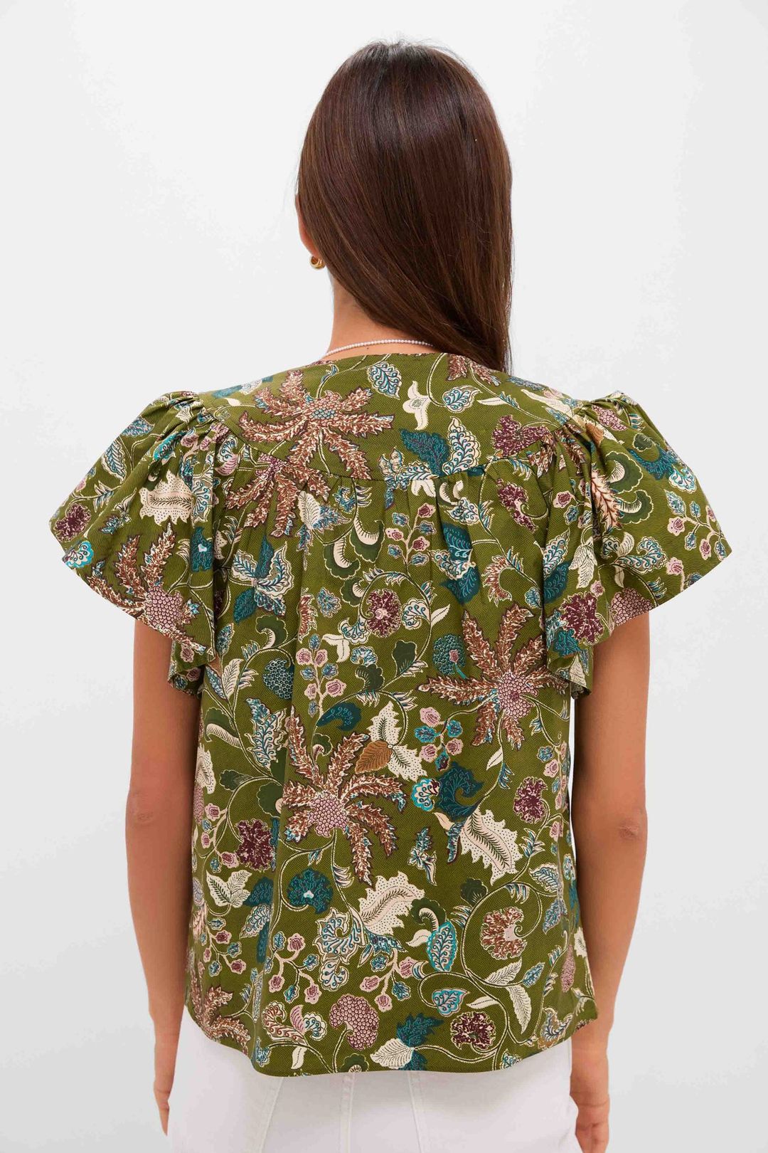 Lichen Perline Flutter Sleeve Blouse #4