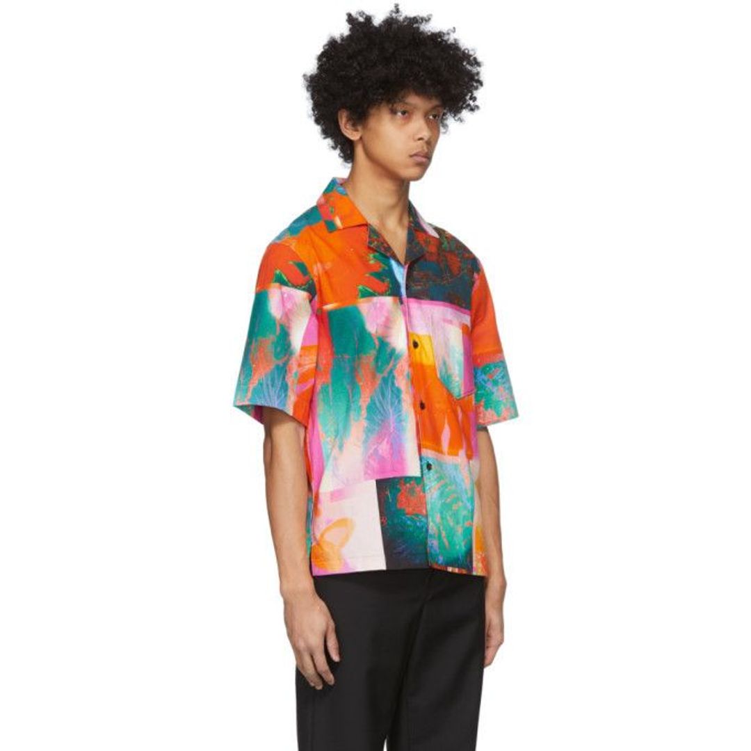 Simon Botanical Print Vacation Shirt #4