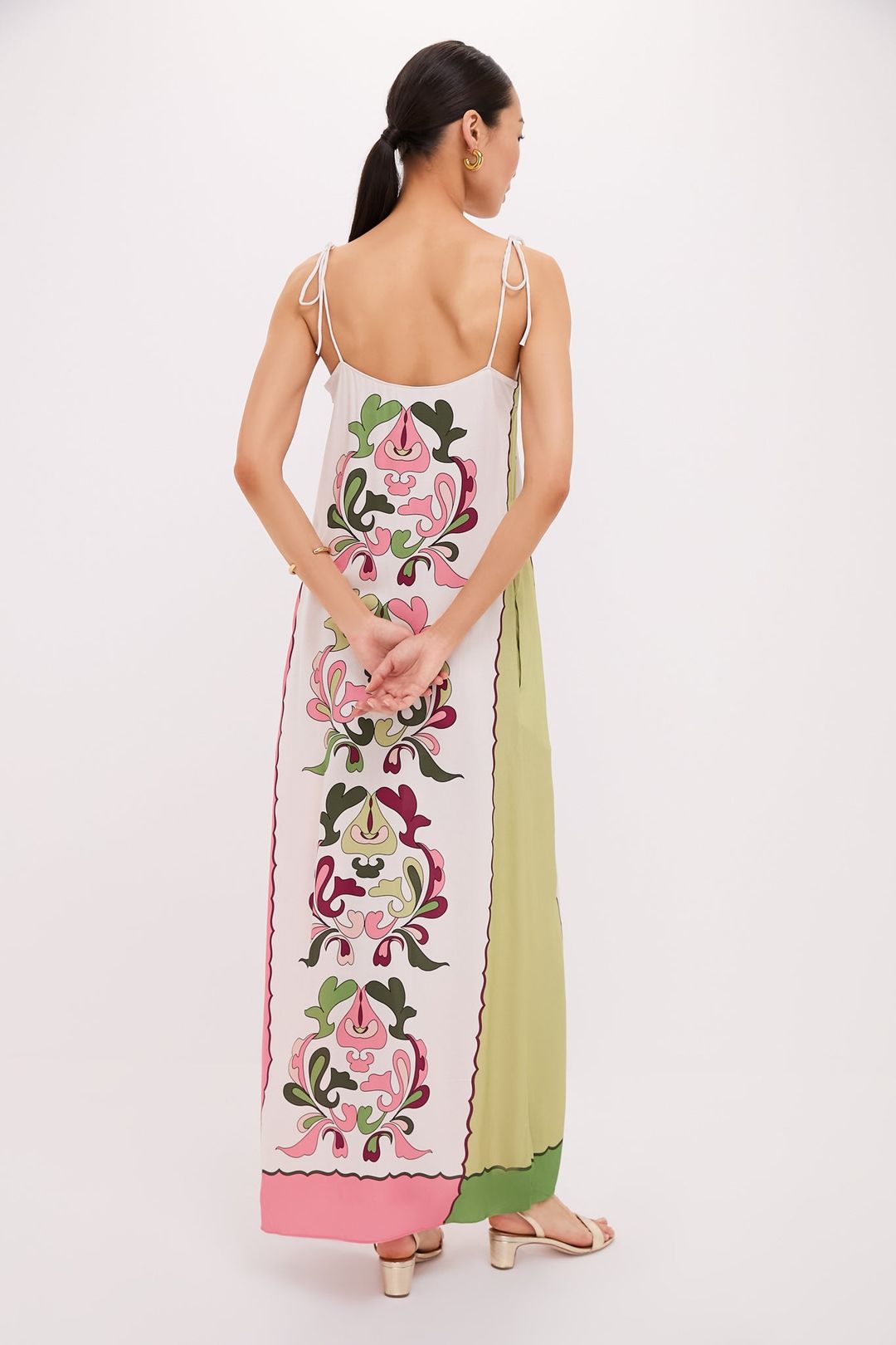 Off White Inamorata Straps Long Dress #4