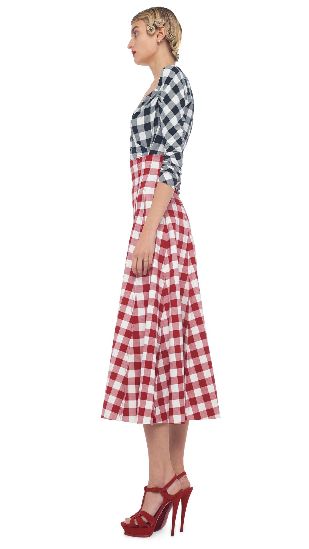 SWEETHEART SIDE DRAPE TOP