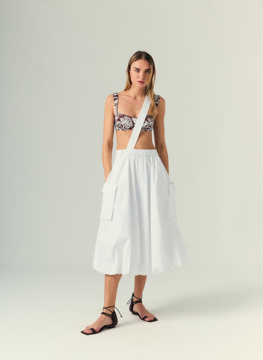 Eco Poplin Pull On Bubble Skirt #2