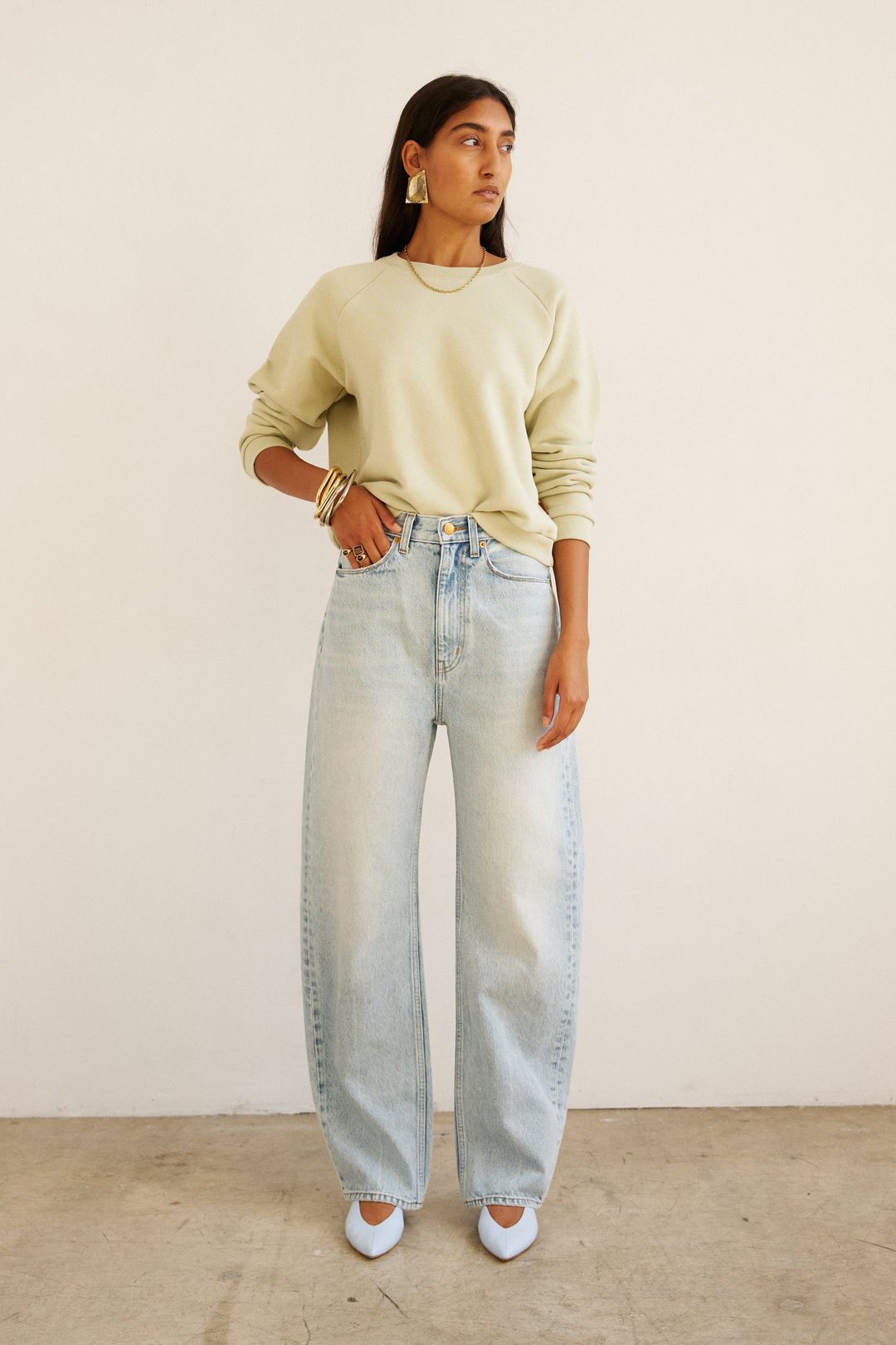 The Fan Jean in Light Stone