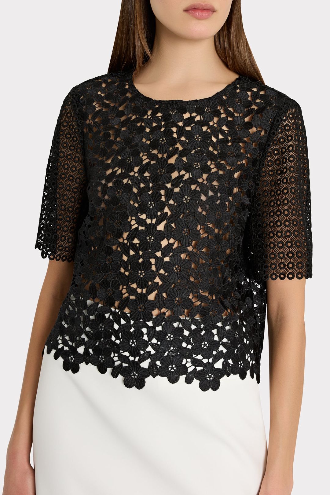 Floral Geo Combo Lace Top #3