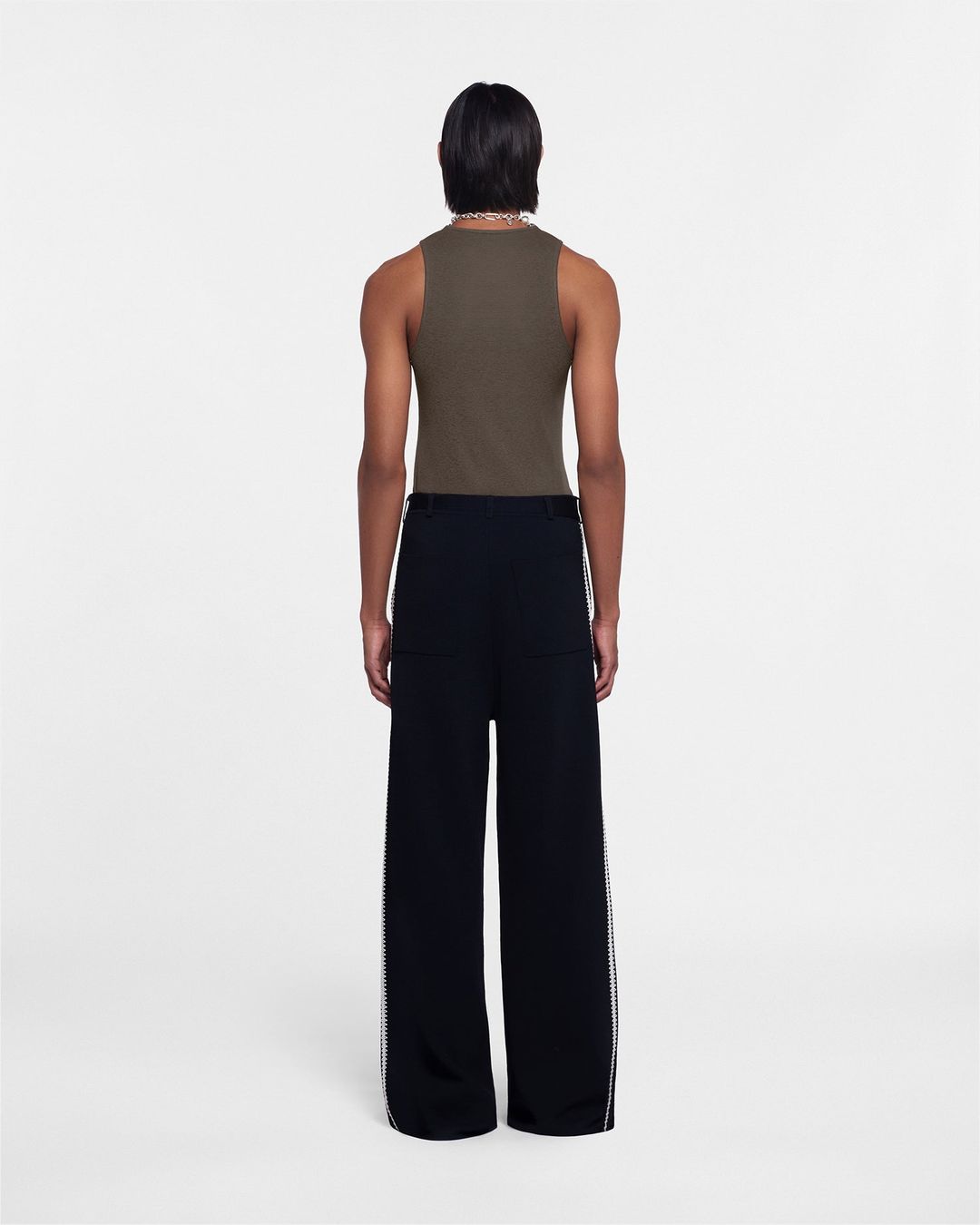 Levon - Sale Mesh-Jersey Tank Top - Soil #3