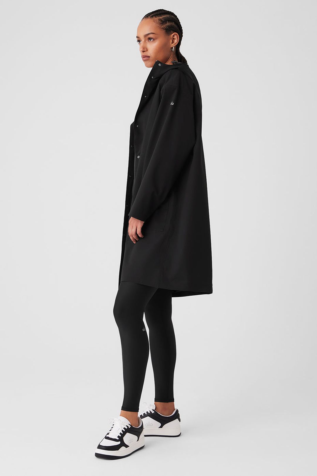 Rain Or Shine Long Coat - Black #4