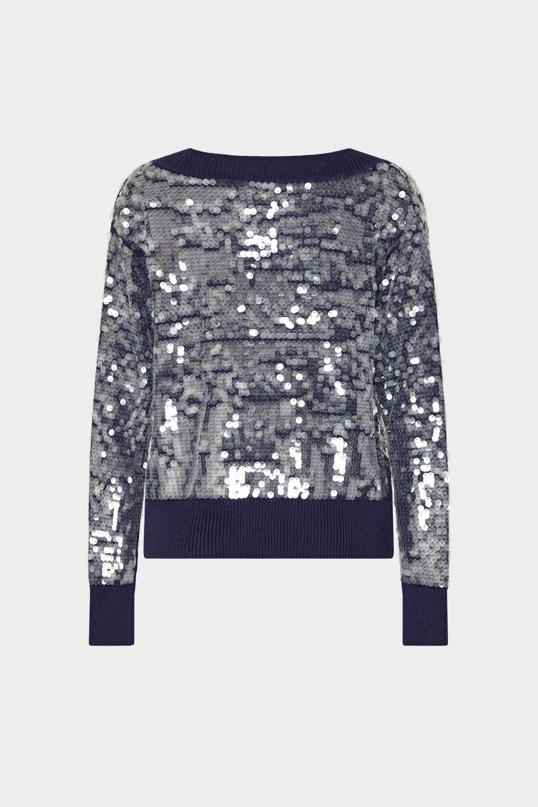 Ilaria Sequin V-Neck Sweater #4
