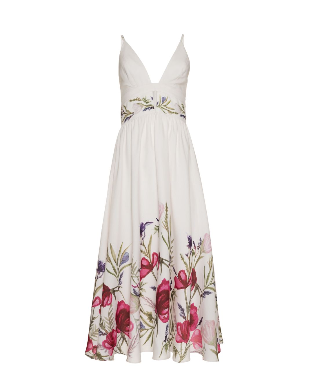 Viera V-Neck Midi Dress #6