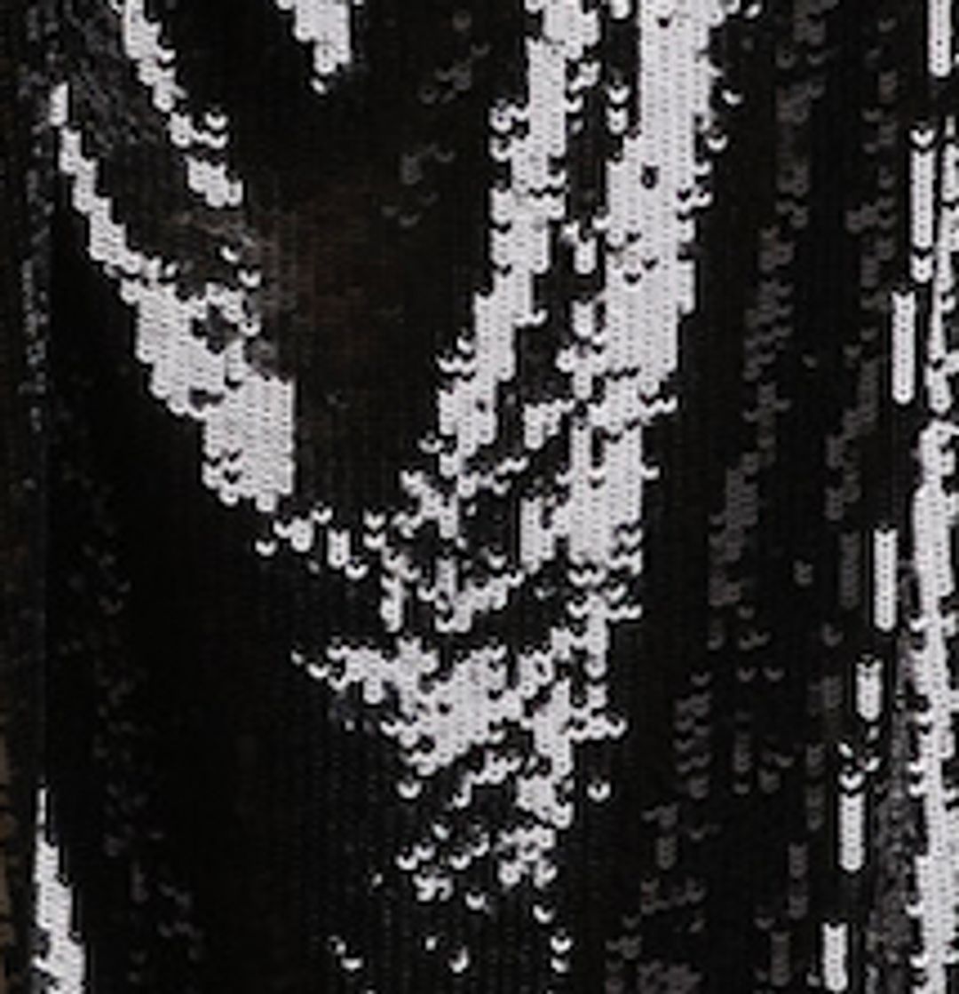 The Shaz Dress in Black Sequin #8