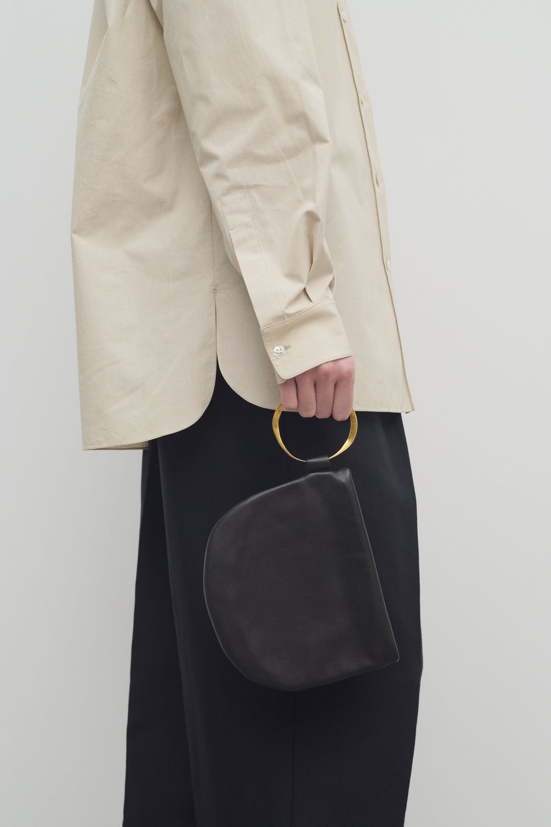 Geo Bracelet Clutch in Leather #3