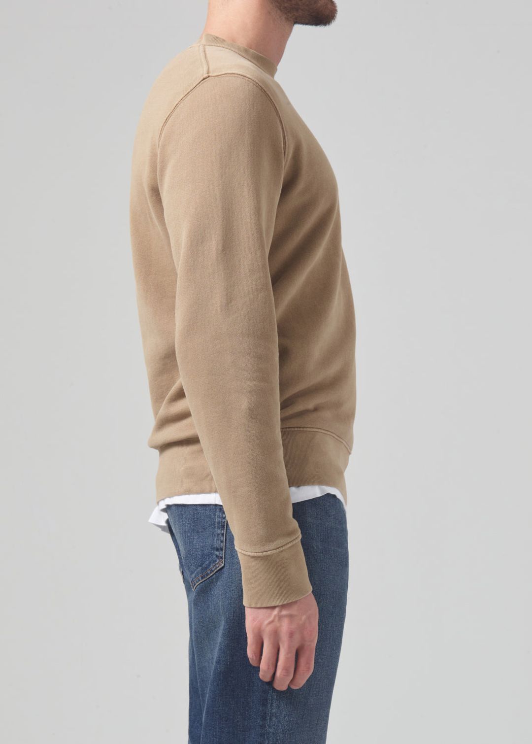 Vintage Crewneck Sweatshirt in Khaki Classic #4