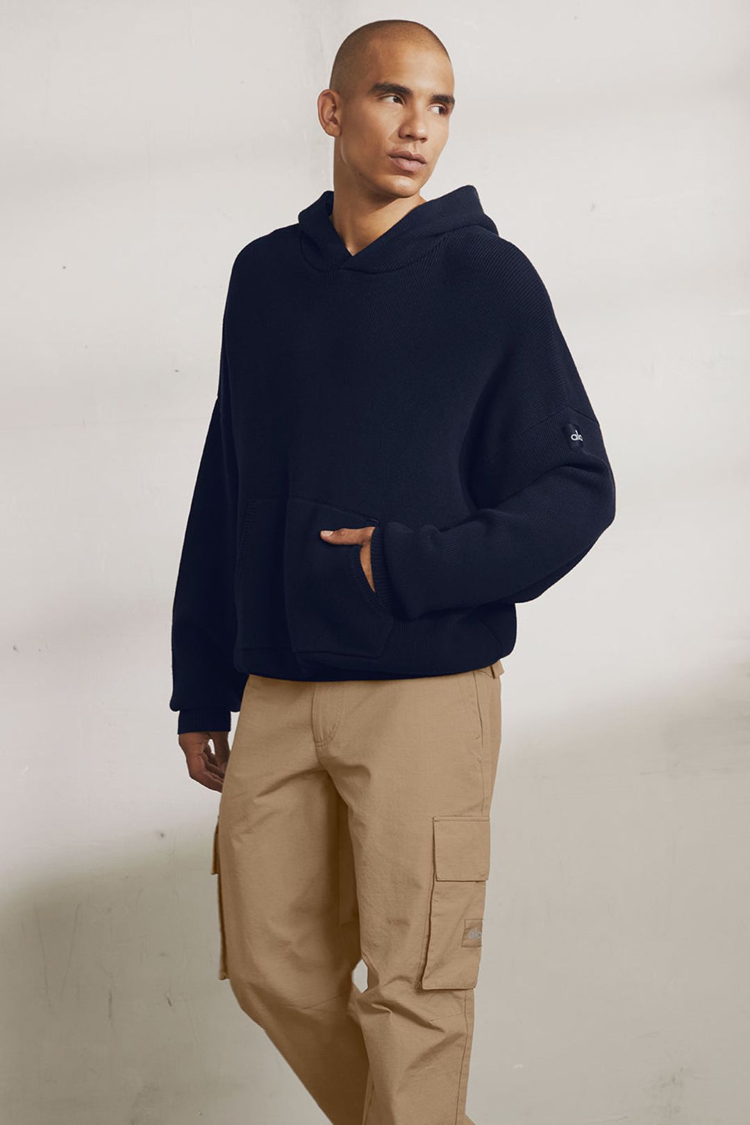 Scholar Hooded Sweater - Navy #5