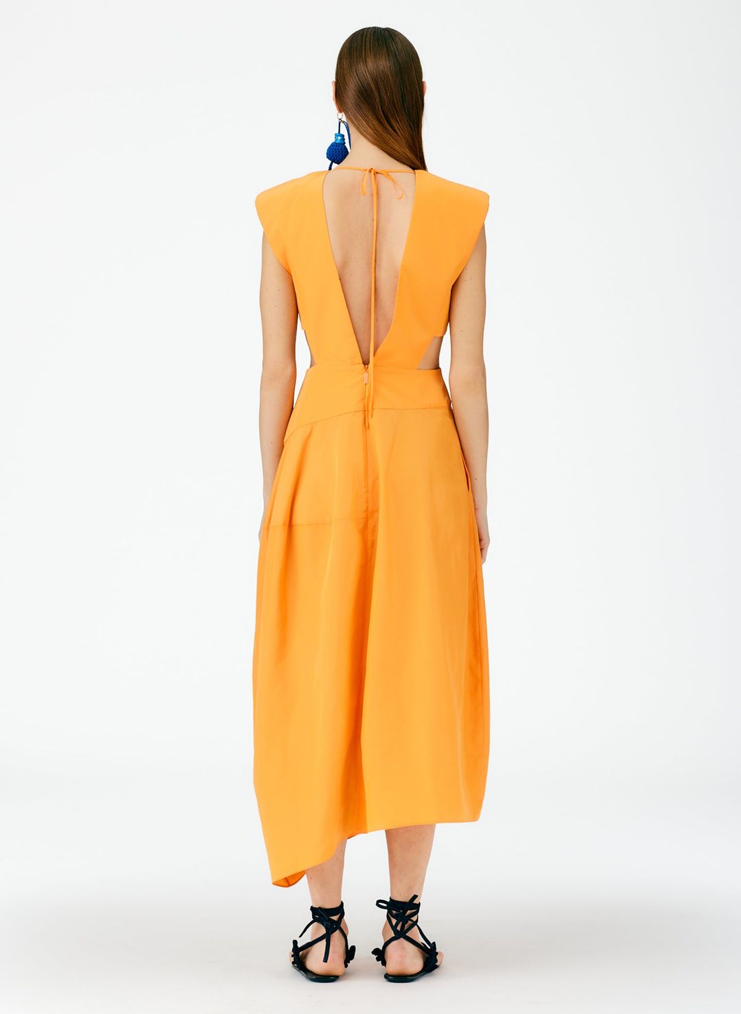 Italian Sporty Nylon Sleeveless Balloon Dress #5