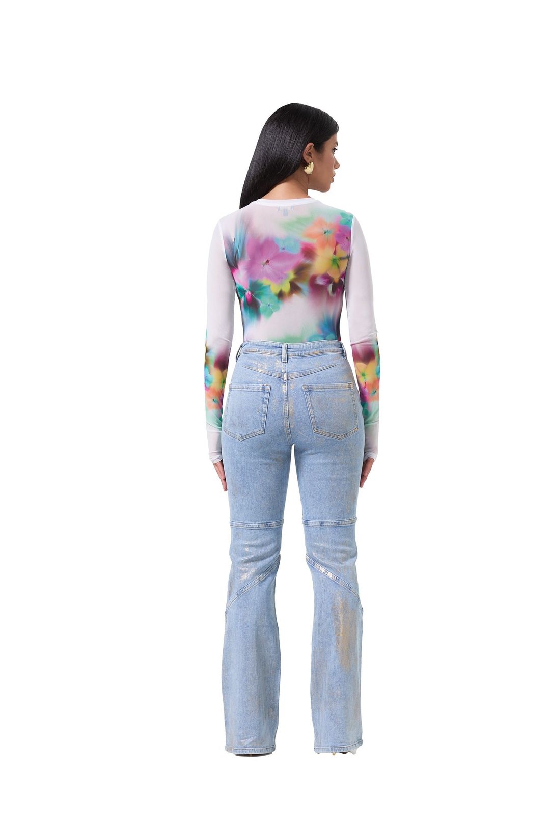 Kaylee Top - Blur Pansy #4
