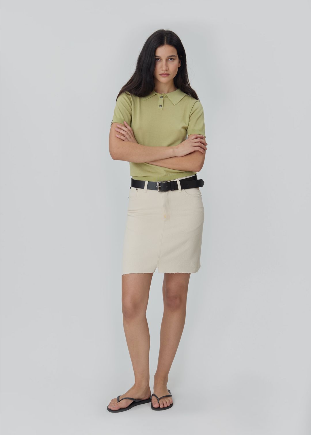 Lima Skirt in Bone #2
