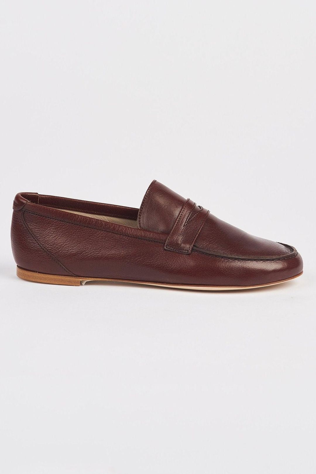 The Penny Loafer in Oxblood