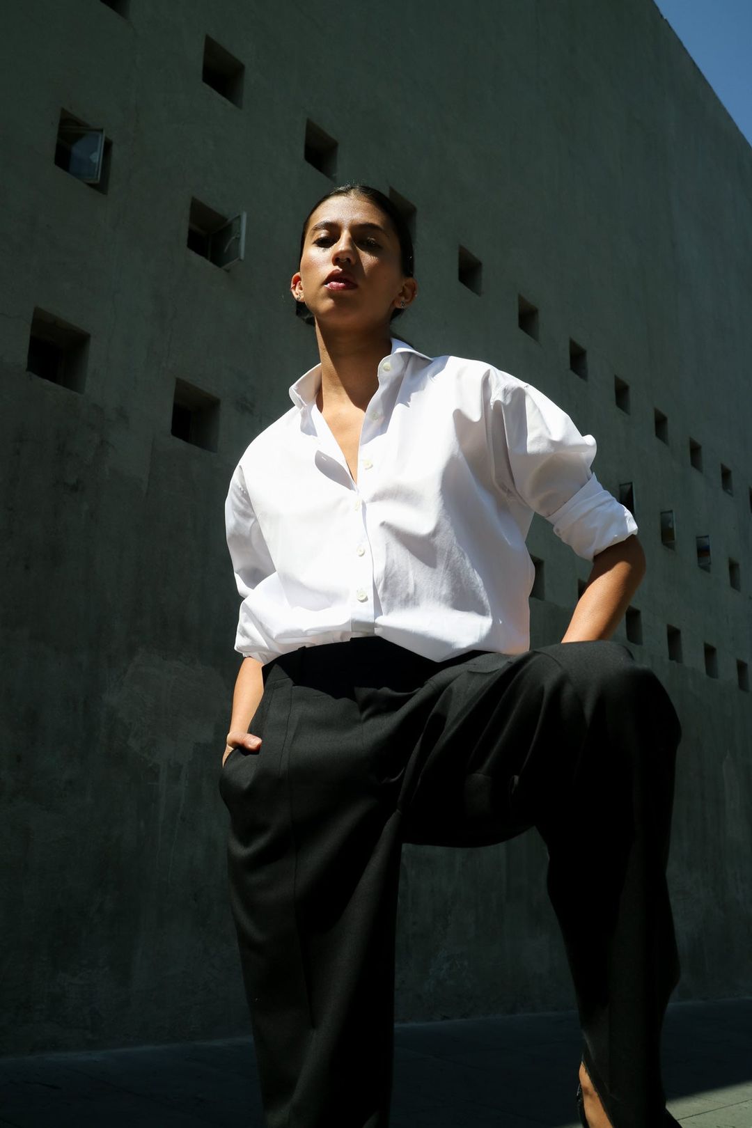 ELEGANT WHITE SHIRT #4