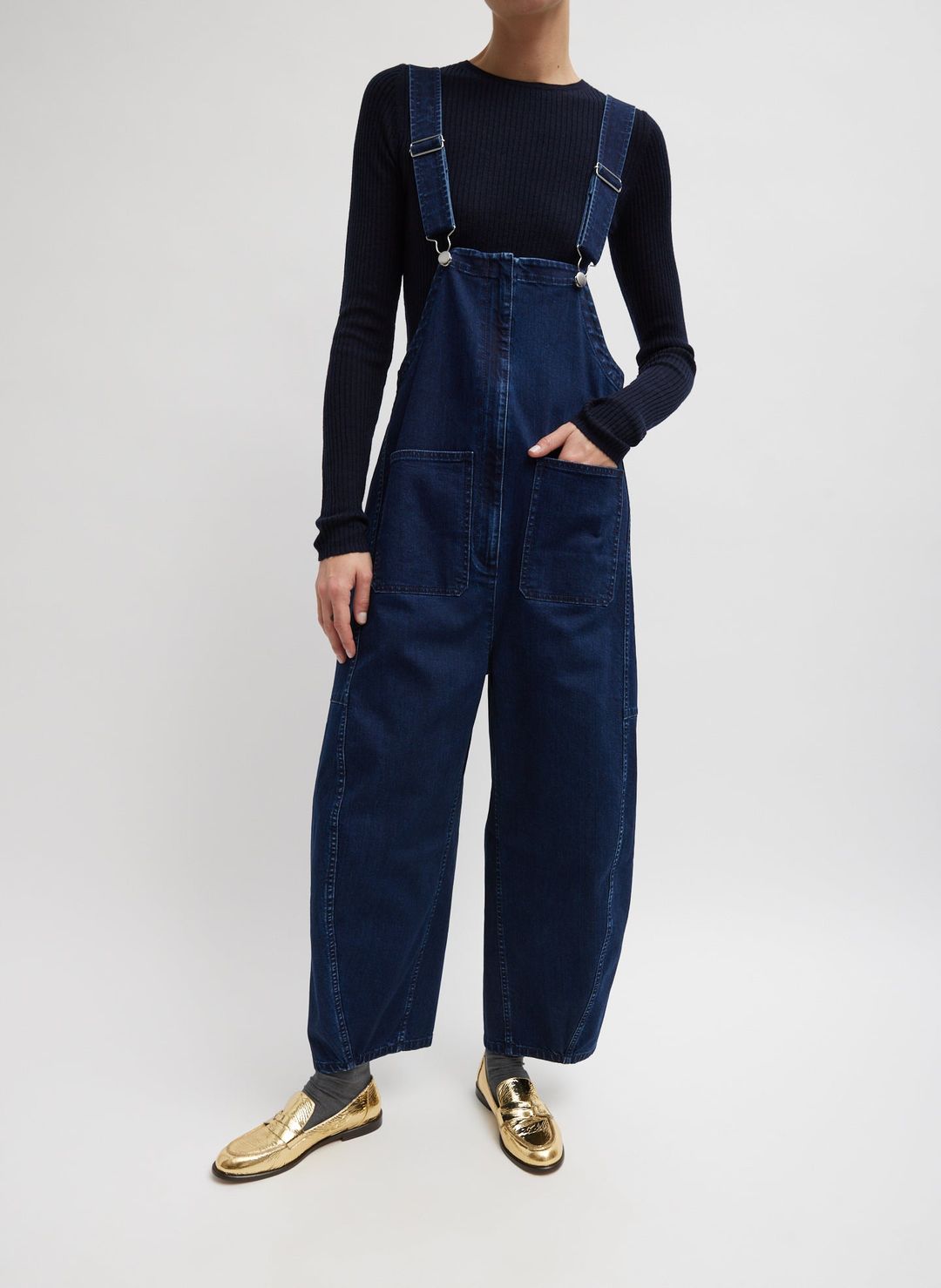Classic Indigo Denim Jumpsuit