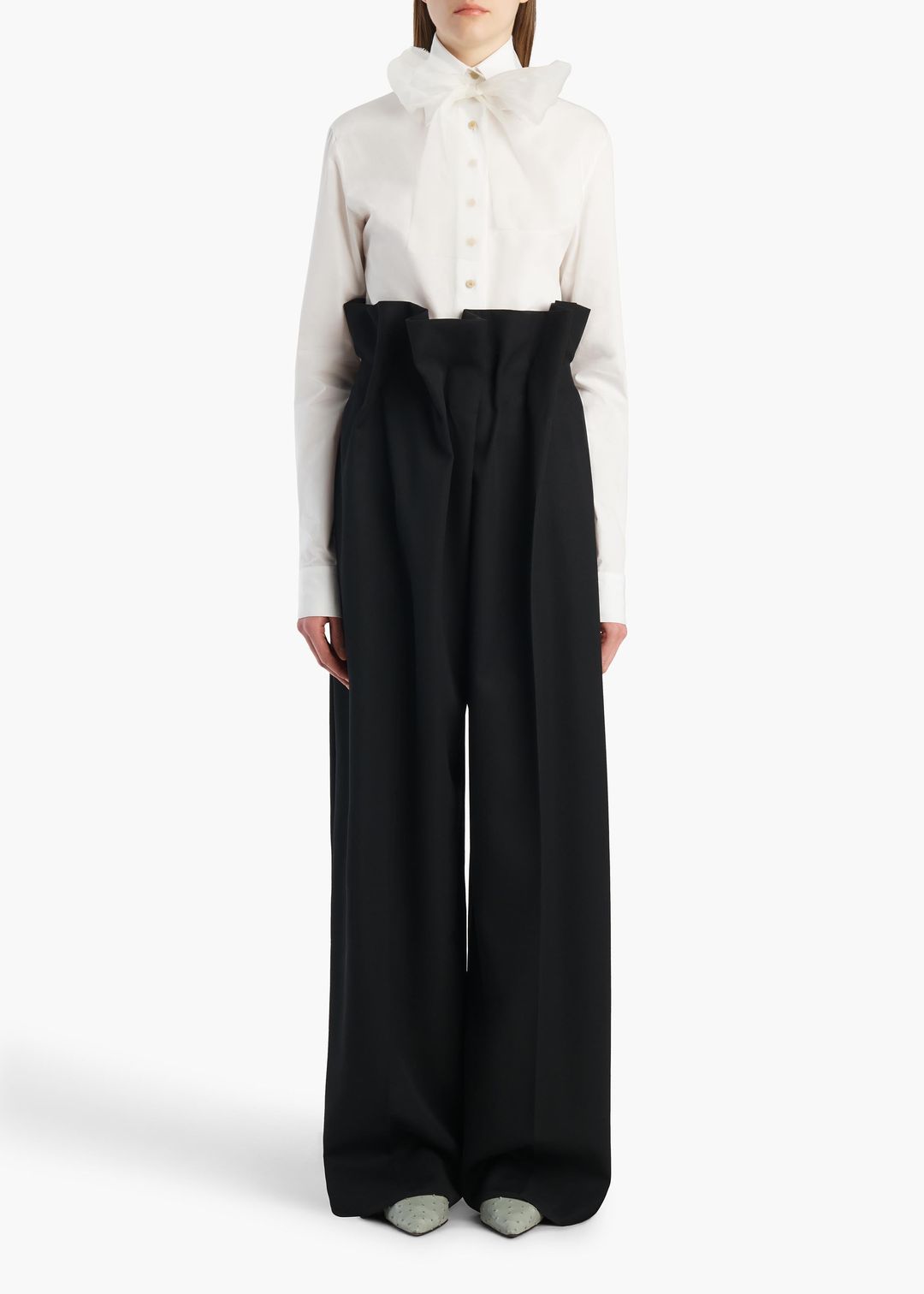Kira Pant in Black Wool