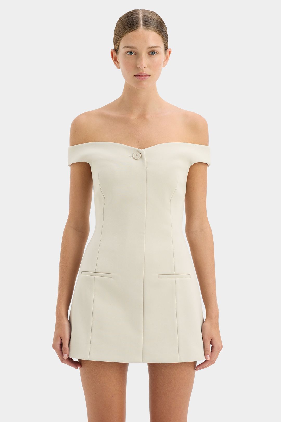 Sandrine Off Shoulder Mini Dress #4