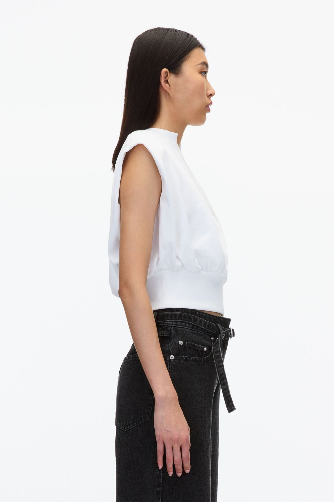 Sleeveless French Terry Top #8
