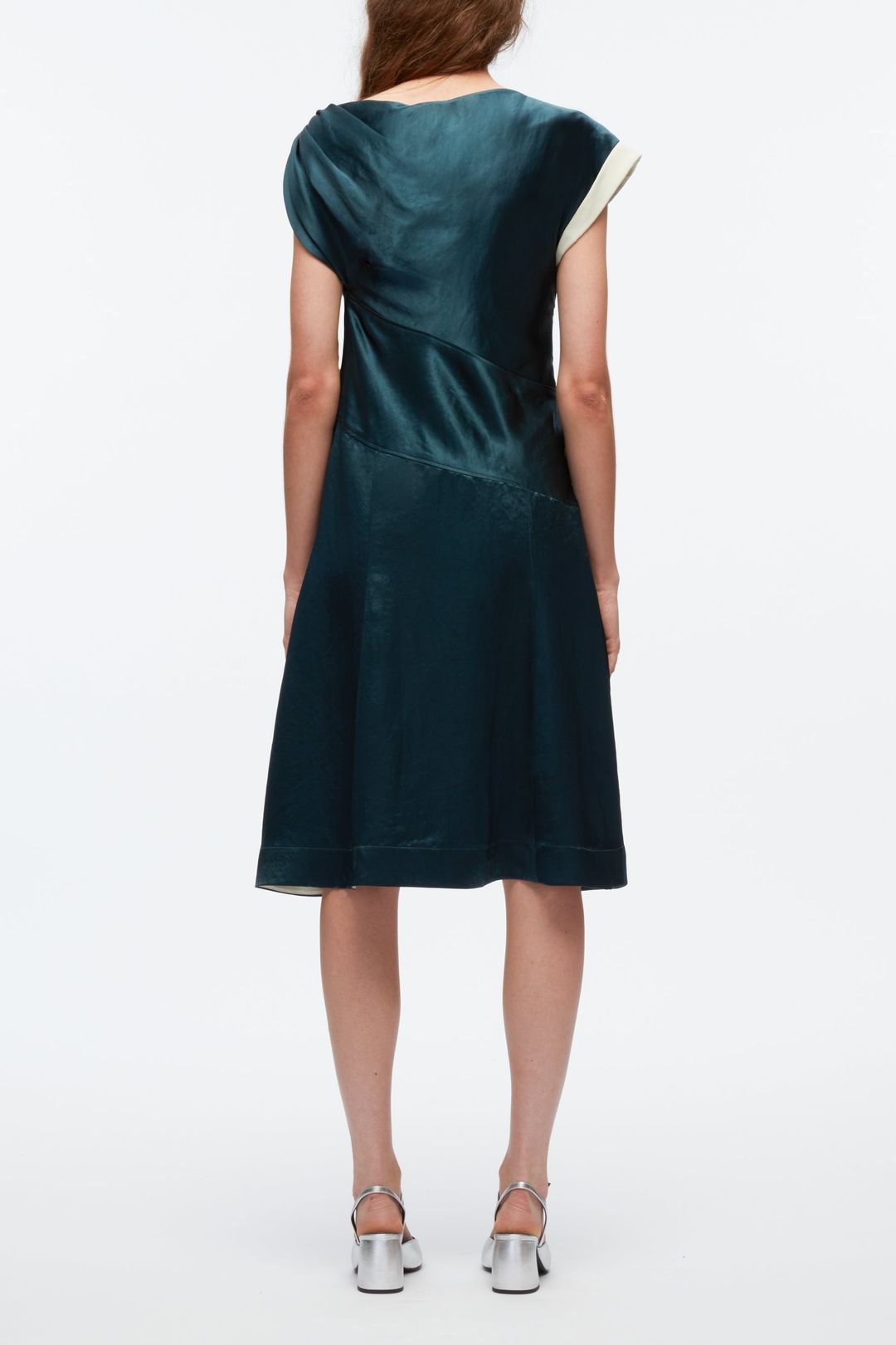 Draped Twist Dress With Combo #3