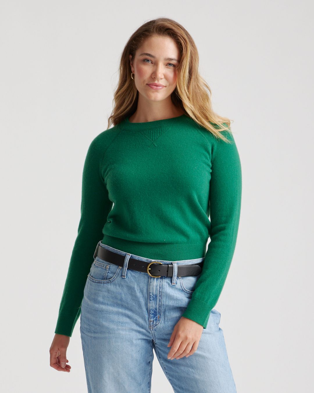 Mongolian Shrunken Cashmere Sweatshirt #3