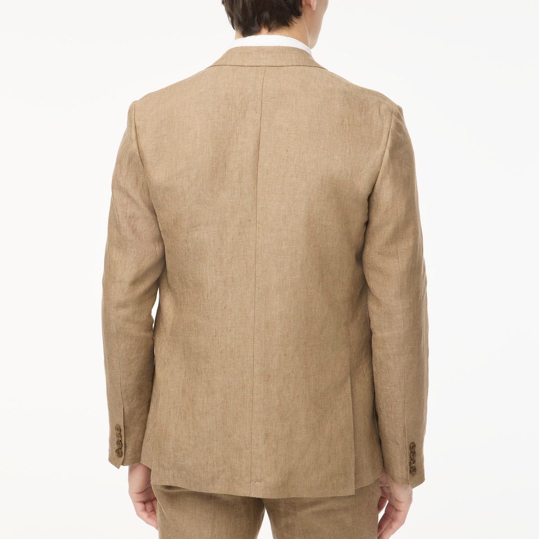 linen patch pocket suit jkt - slim #4