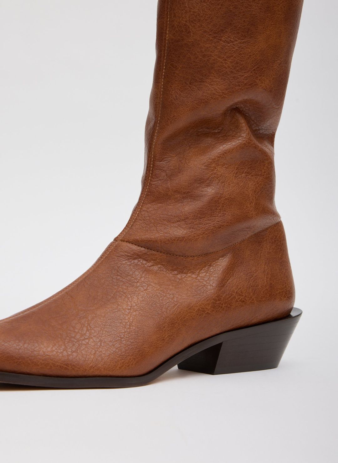 Faux Leather Bronson Boot - Narrow Calf #6