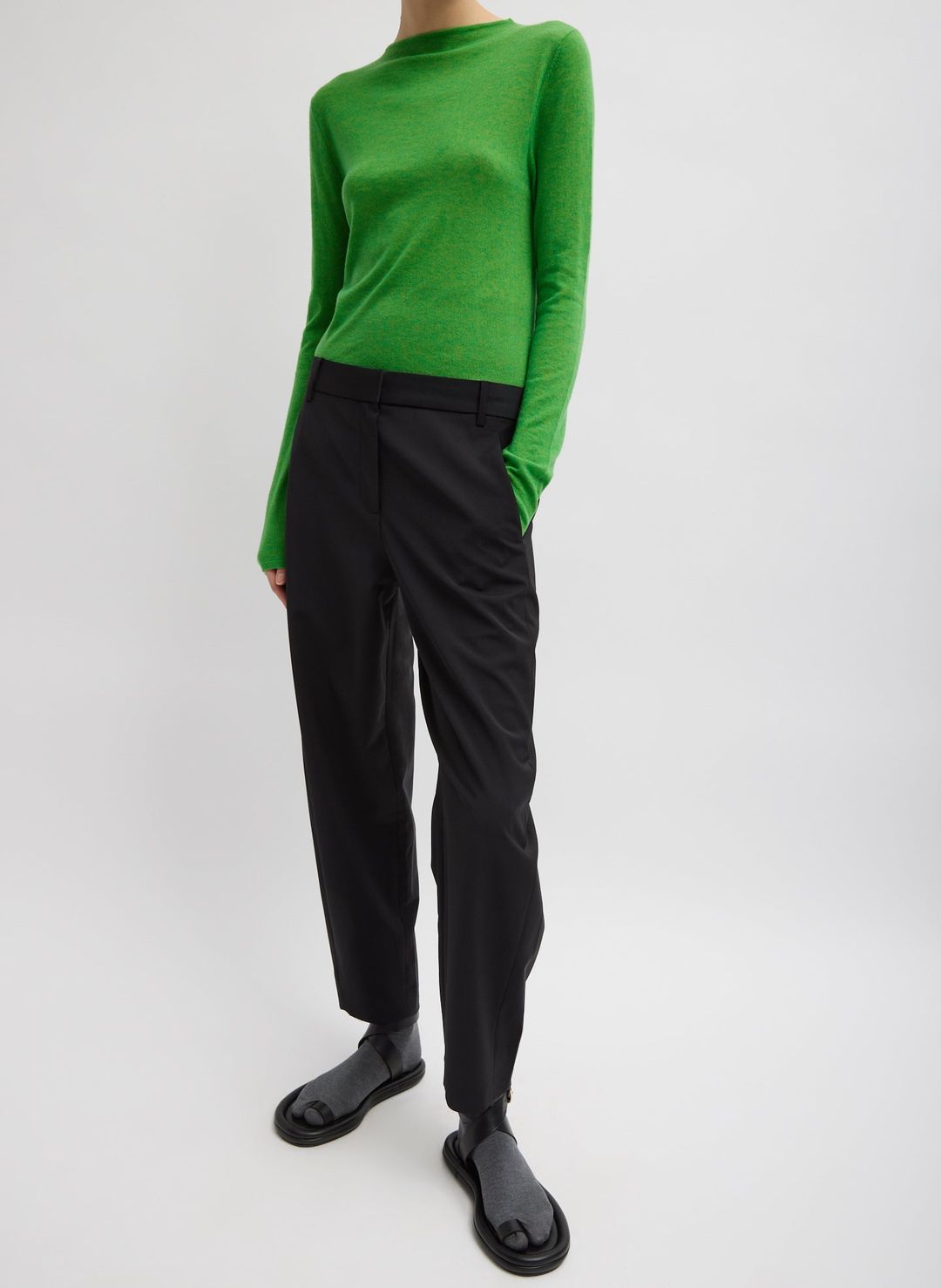 Tropical Wool Reese Sculpted Trouser