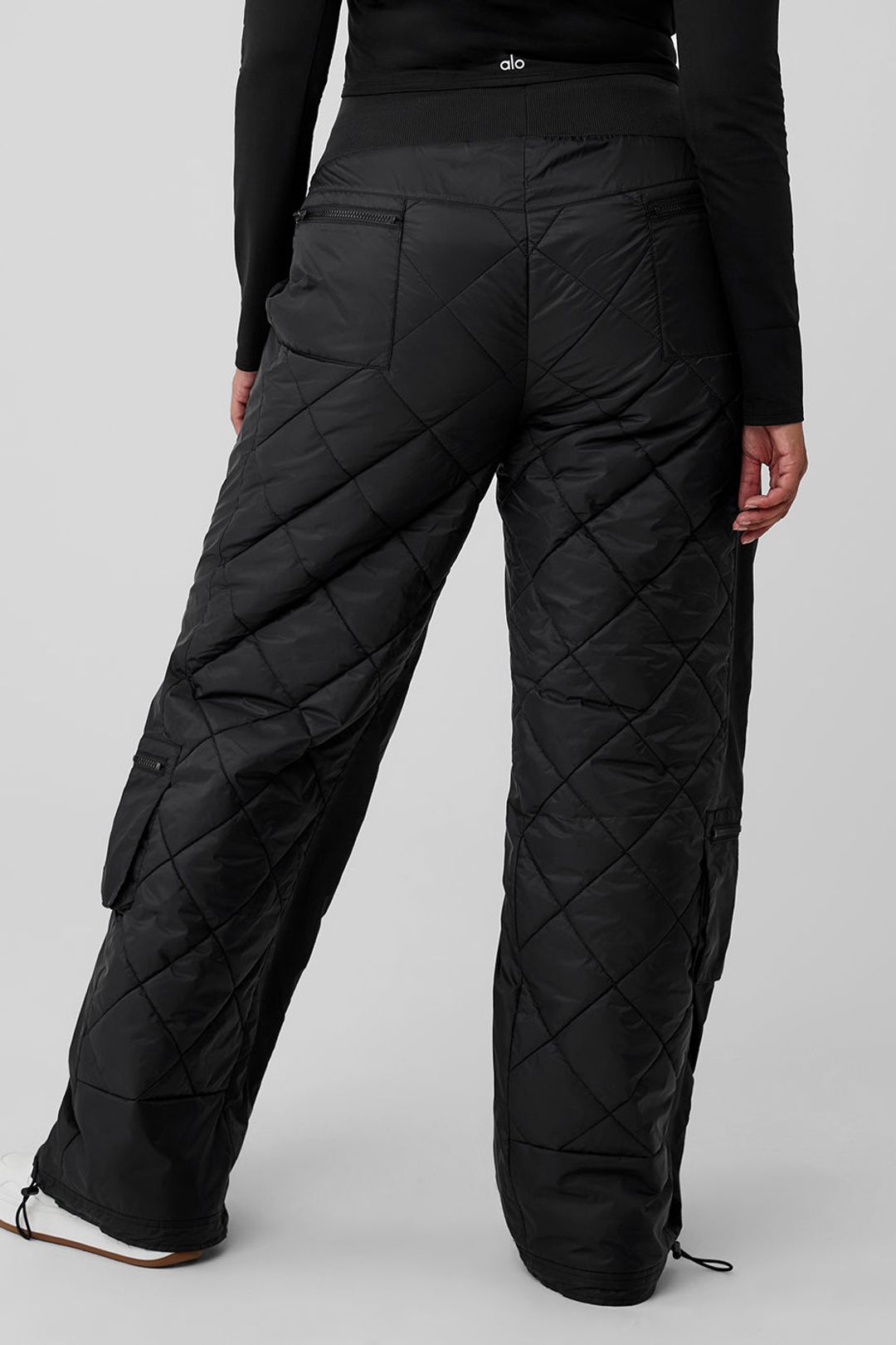 High-Waist Snowrider Puffer Pant - Black #6