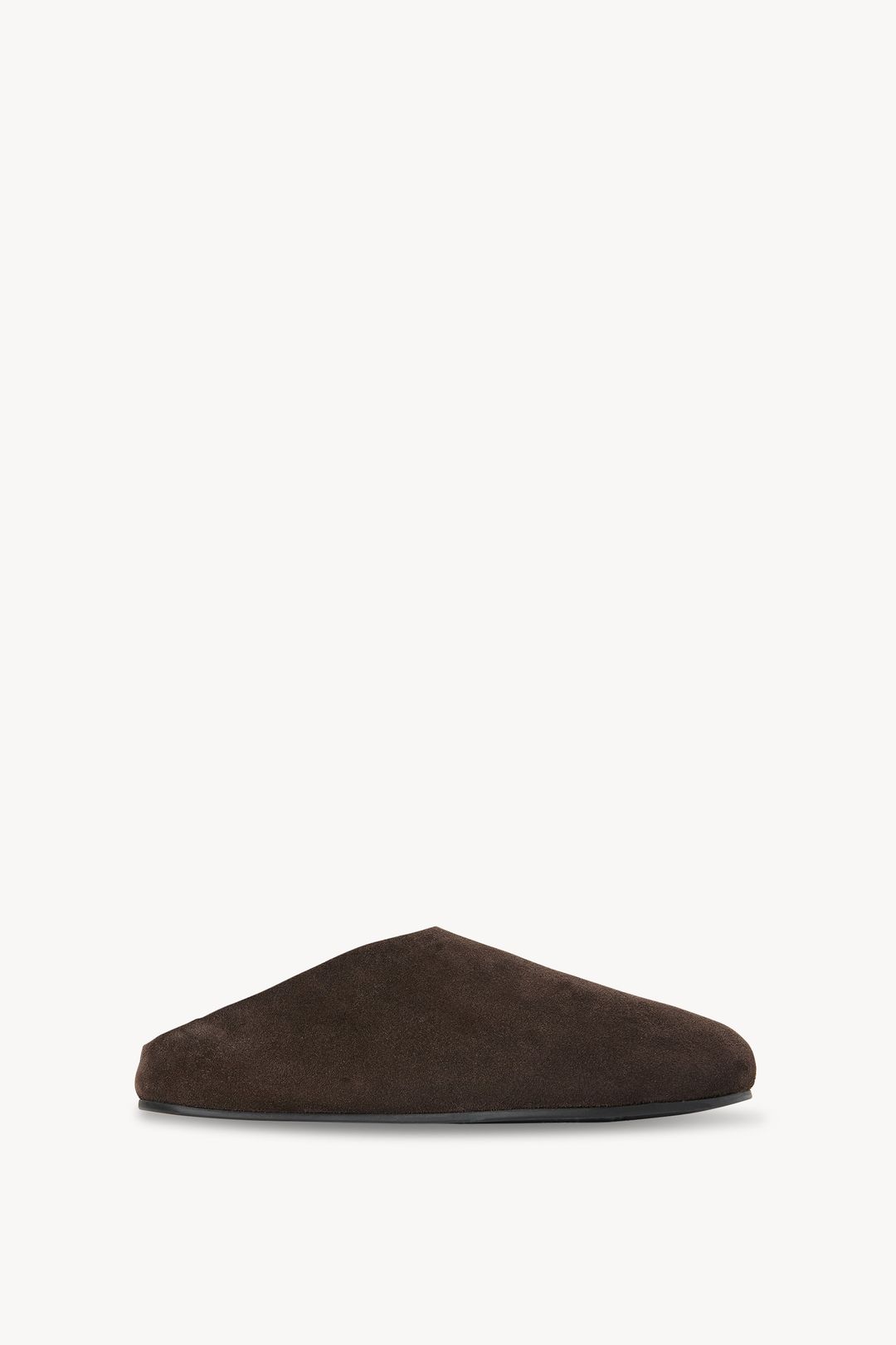 Hudson Slide in Suede and Shearling