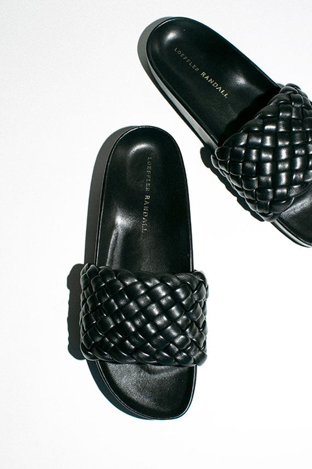 Sonnie Woven Leather Slide Sandals #5